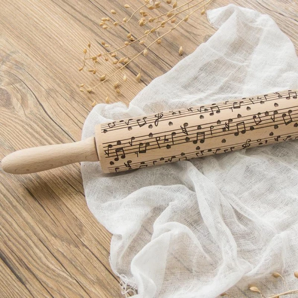 3D Music Notes Rolling Pin