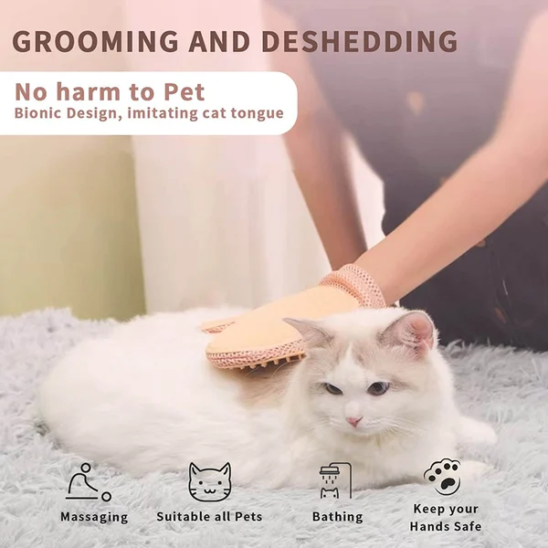 2 in 1 Cat Hair Glove & Pet Fur Remover Glove