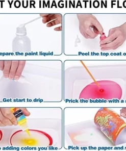 DIY Water Marbling Paint Art Kit