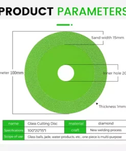 EZCut Glass Cutting Disc