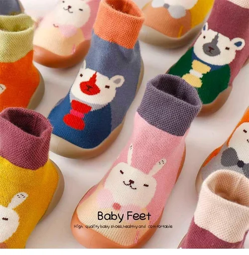 New Autumn And Winter Cartoon Sock Shoes