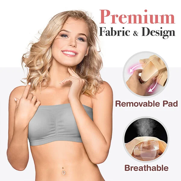 Pure Comfort Wireless Strapless Bra