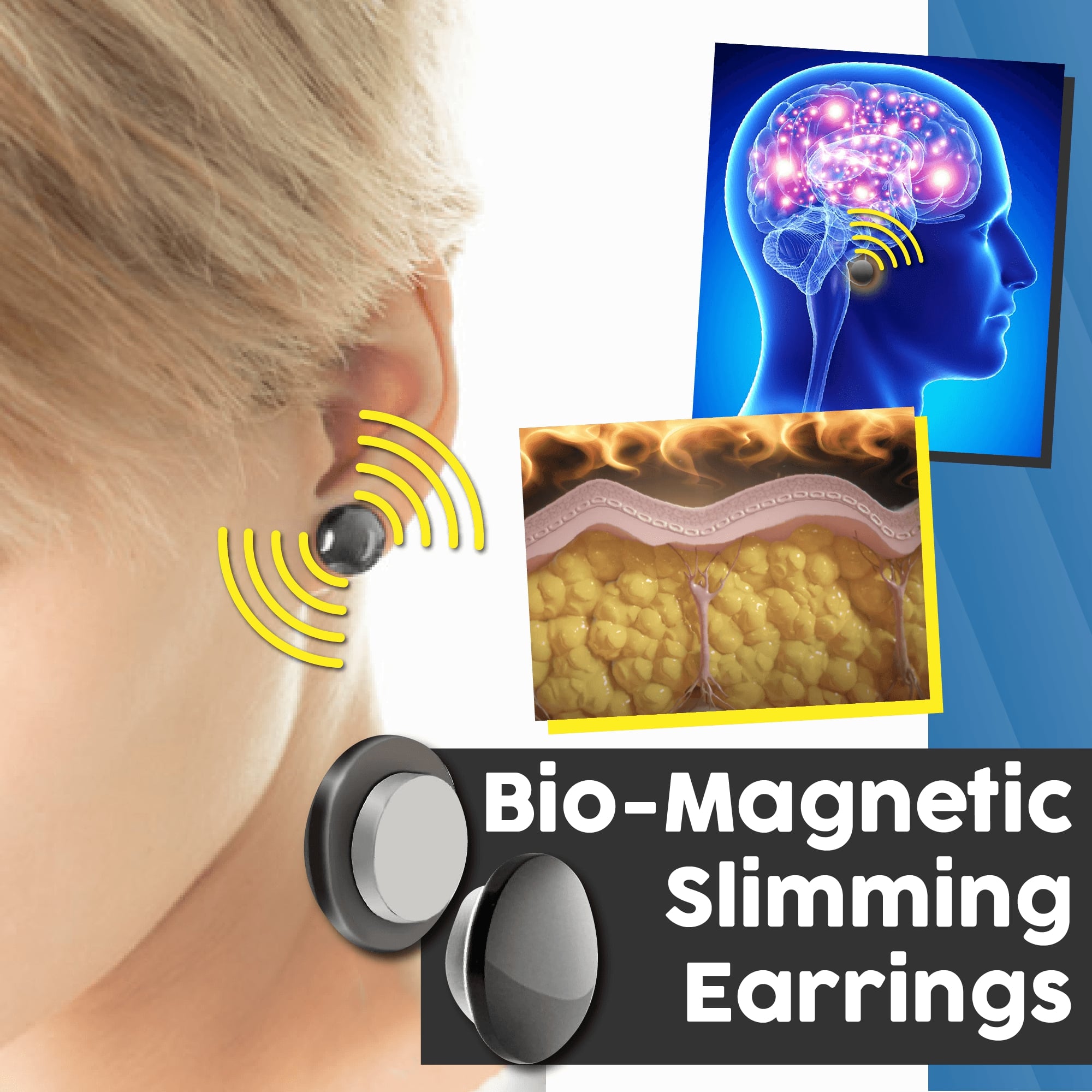 Bio-Magnetic Slimming Earrings