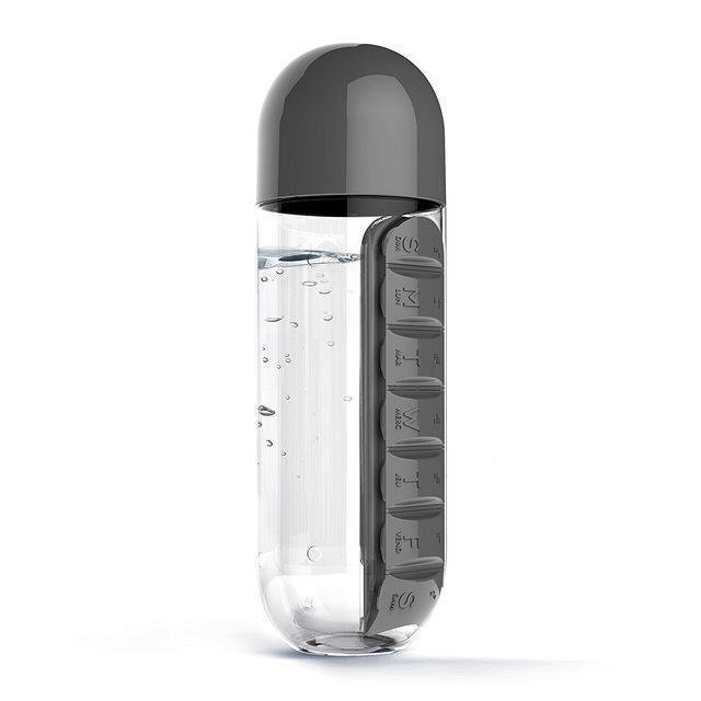 Vitamins Organizer Water Bottle