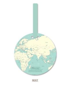 Map Of The World Luggage Tag