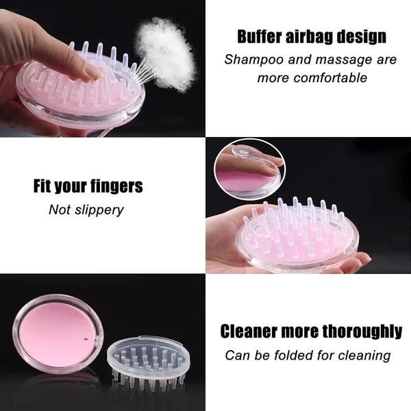 Silicone Shampoo Massage Brush