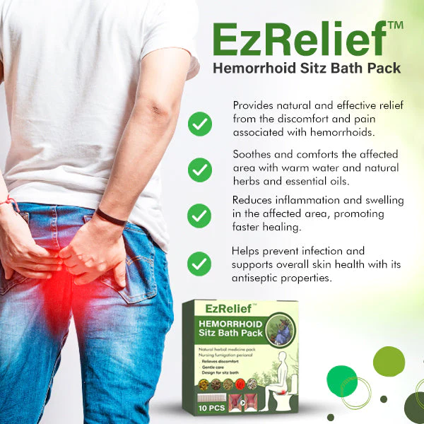 EzRelief Hemorrhoid Sitz Bath Pack (10pcs)