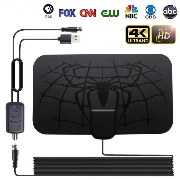 Spider Pattern New HDTV Cable Antenna 4K