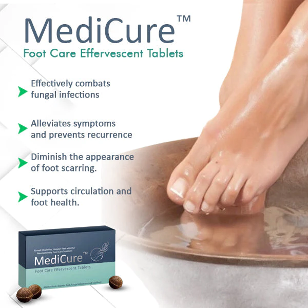 MediCure Foot Care Effervescent Tablets