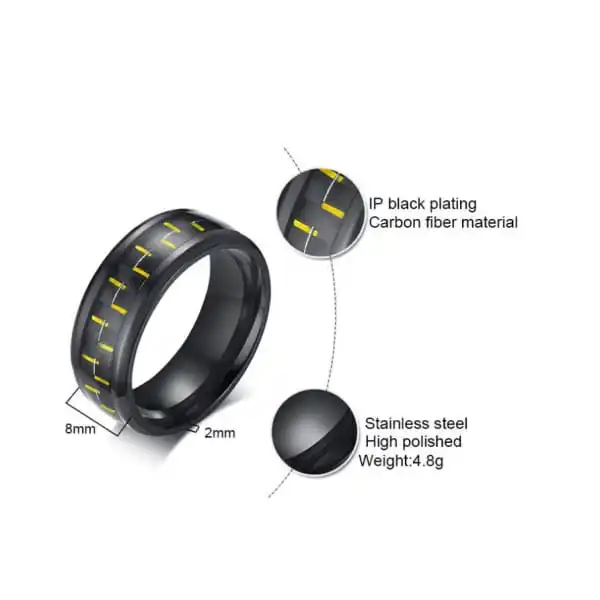 Carbon Fiber Ring For Men