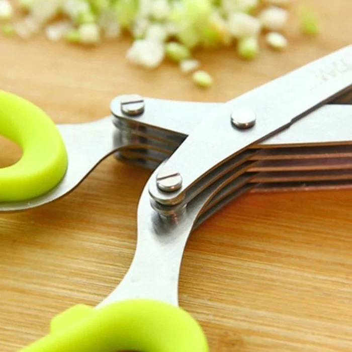 5 Blade Kitchen Salad Scissors