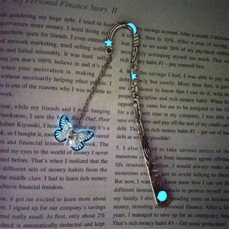 Handmade Glowing Bookmark