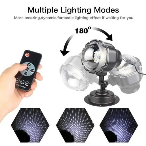 Christmas LED Light Snowfall Projector