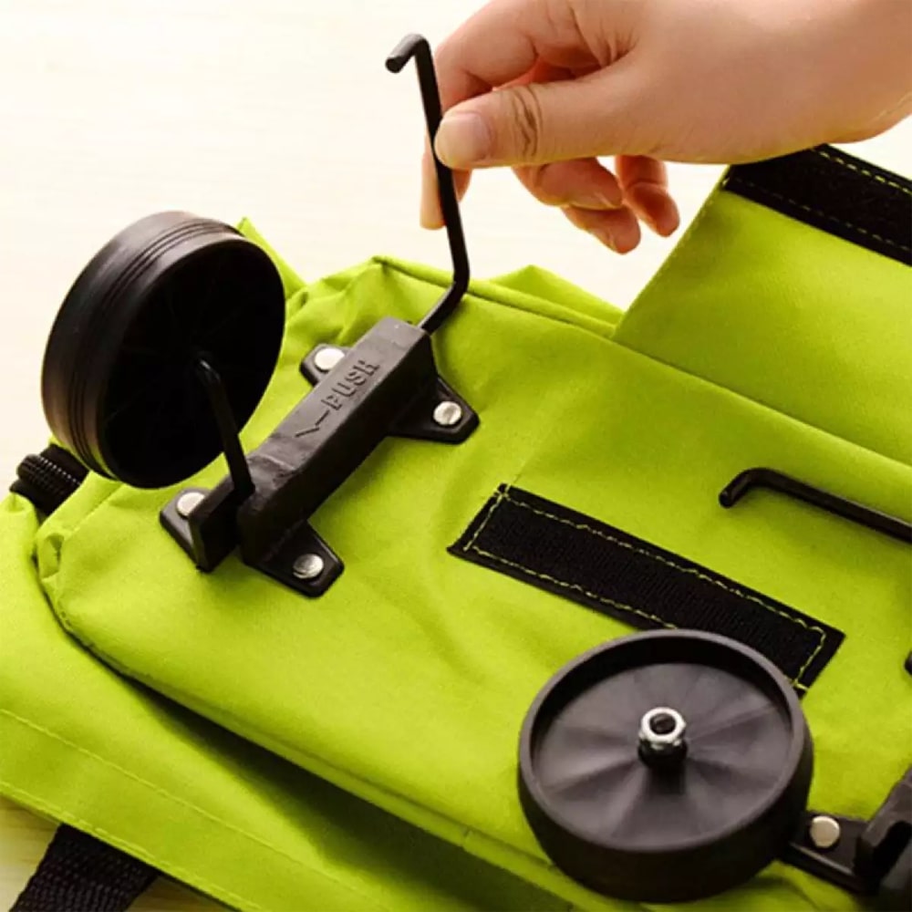 Collapsible Trolley Bags with Folding Wheels