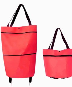 Collapsible Trolley Bags with Folding Wheels