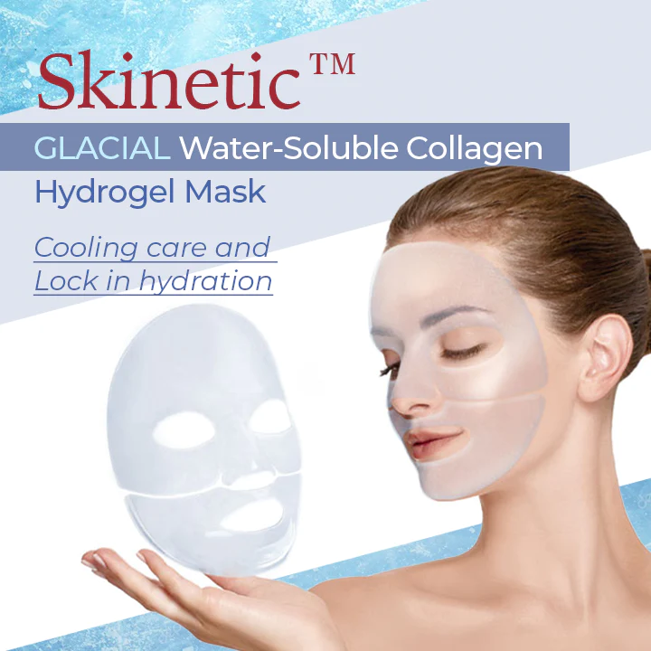 Skinetic Glacial Water-Soluble Collagen Hydrogel Mask