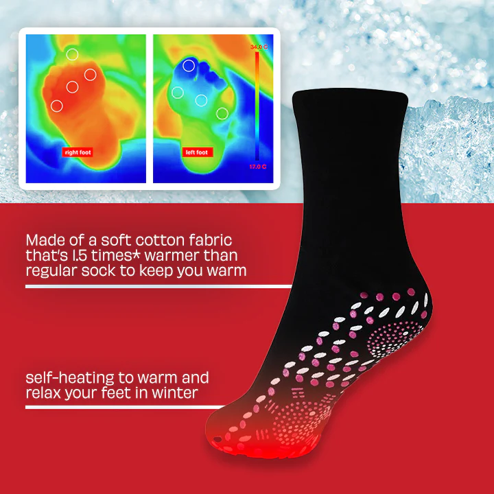 Shape Z Acupressure Self-Heating Shaping Sock