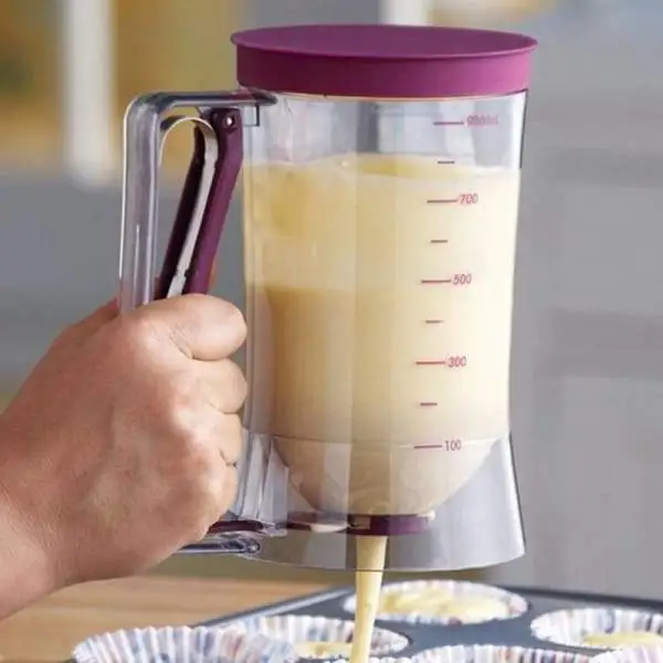 Cupcake And Pancake Batter Dispenser With Measurements