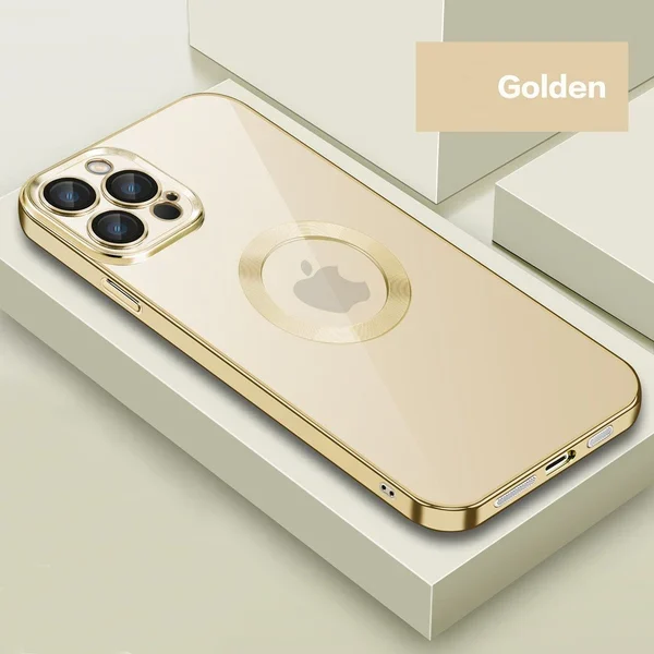 Transparent Electroplated iPhone Case With Camera Protector