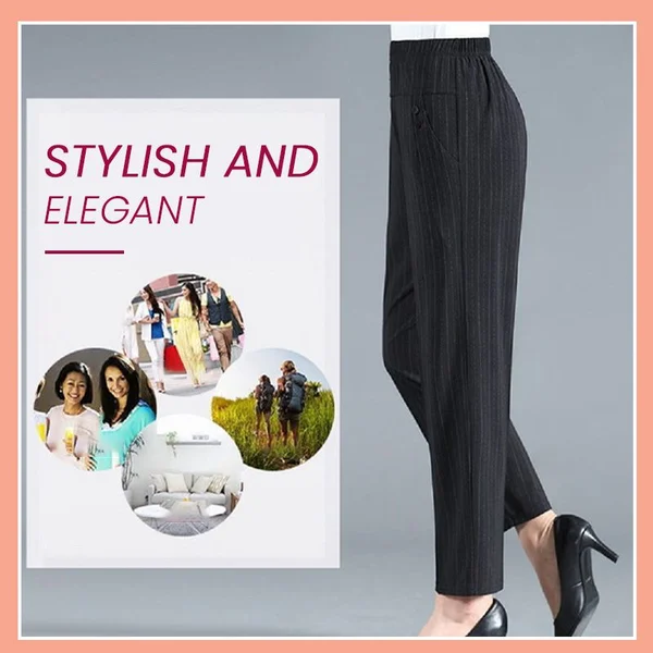 Women's Stylish Plush Straight-leg Pants