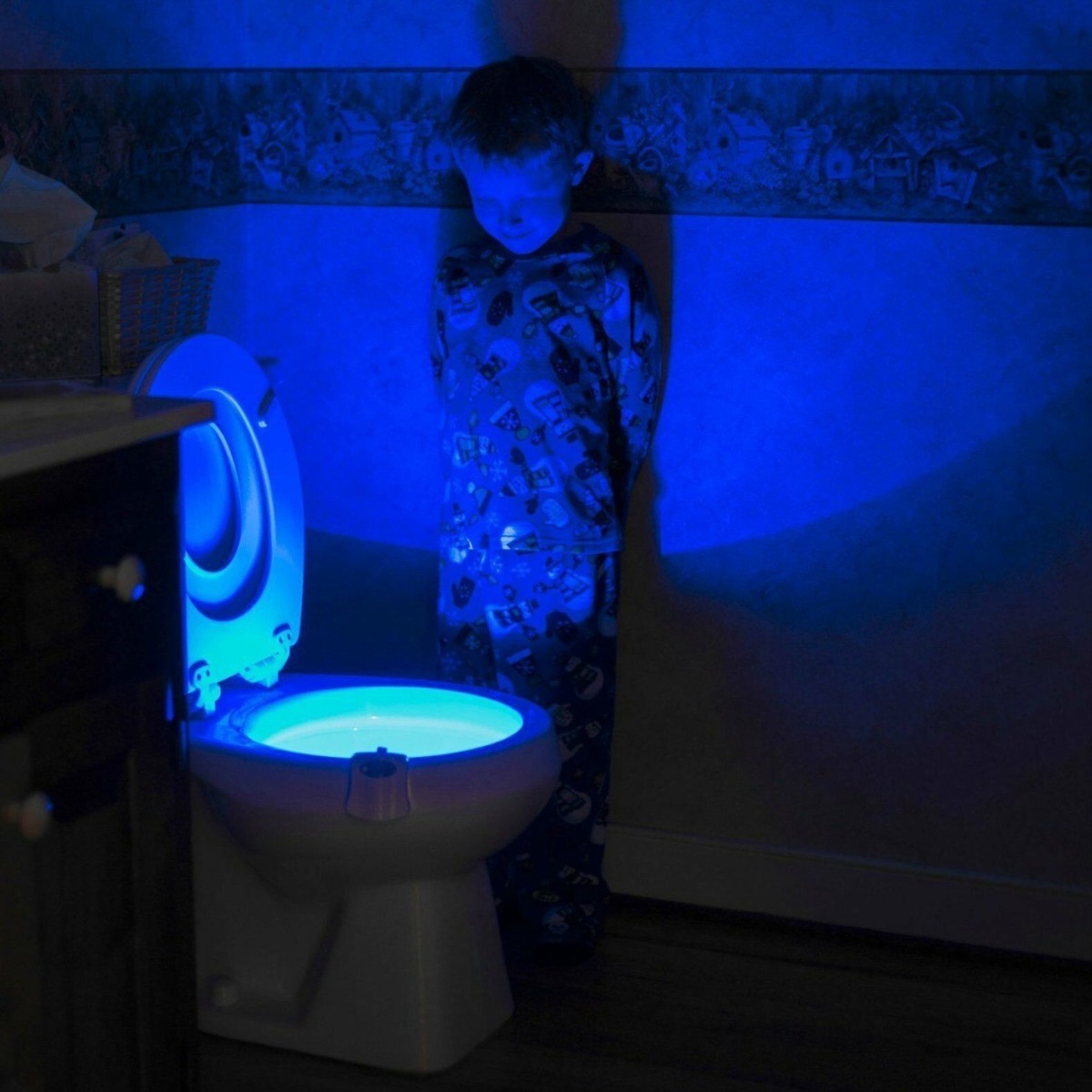 Toilet Seat Light Glow