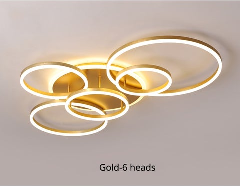 Gold Modern LED Chandelier Lighting