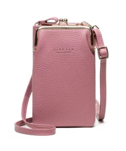 Crystal Leather Shoulder Bag