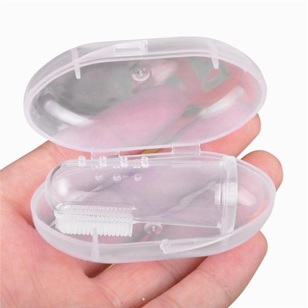 Baby Finger Toothbrush And Storage Box