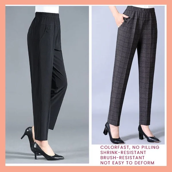 Women's Stylish Plush Straight-leg Pants