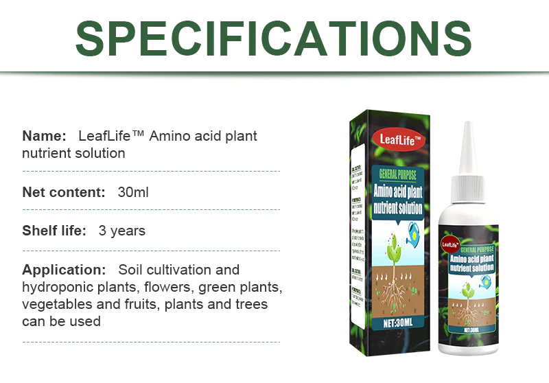 LeafLife Amino Acid Plant Nutrient Solution