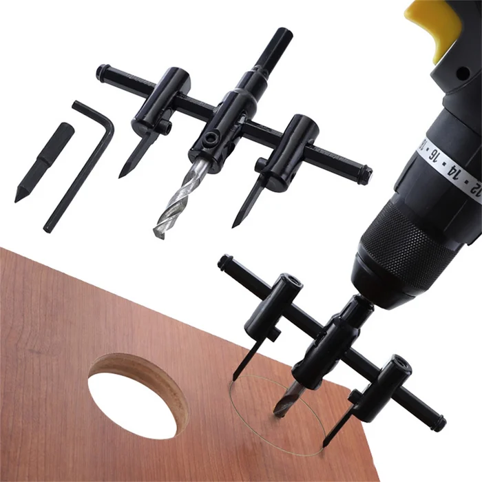 Adjustable Hole Saw Circle Cutter Drill Bit Tool