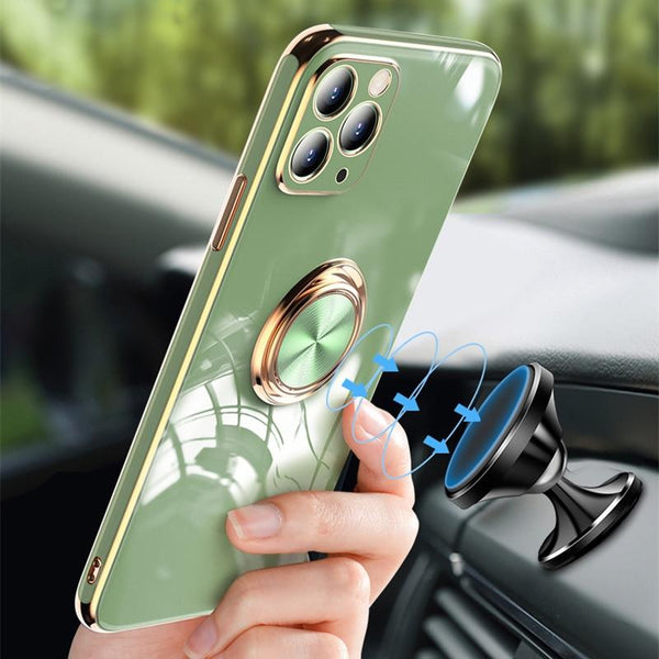 iPhone 11 12 13 Magnetic Ring Holder Case