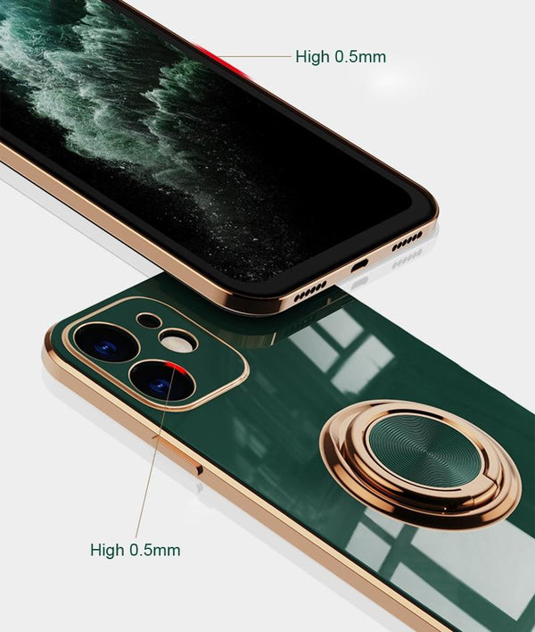 iPhone 11 12 13 Magnetic Ring Holder Case