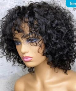 Florence Curly Bang Wig