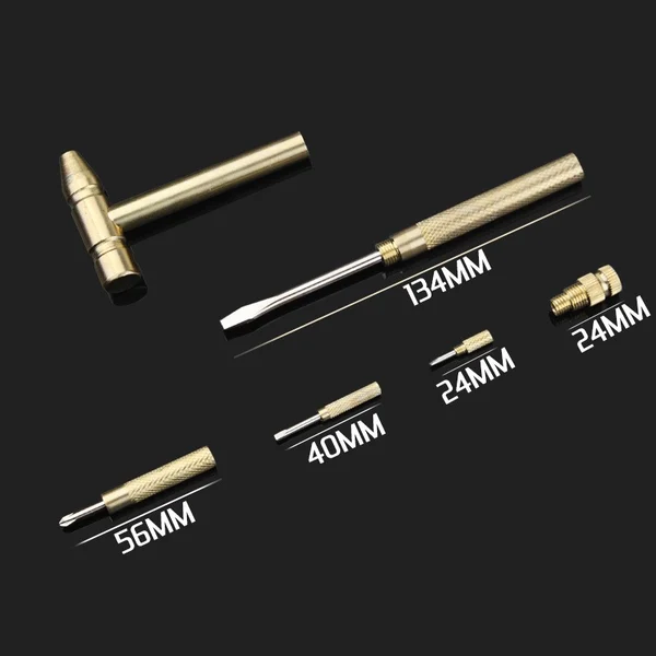 5 in1 Micro Mini Multifunction Copper Hammer