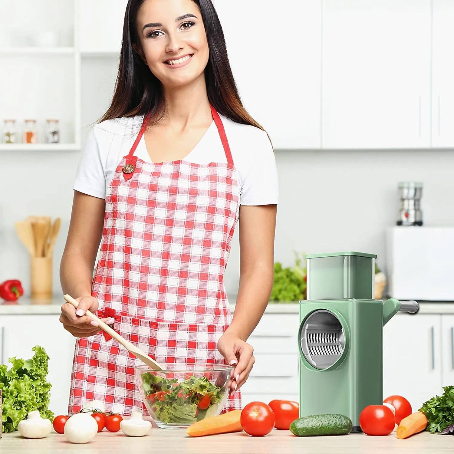 Multifunctional Rotary Cheese Grater