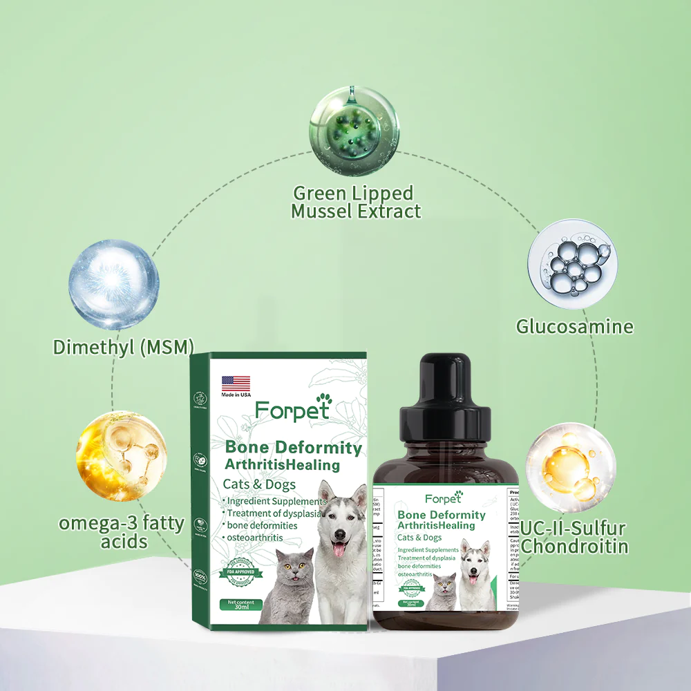 Forpet Pet Drops & Developmental Abnormalities  Bone Deformities  Osteoarthritis Healing Drops