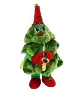 Electric Christmas Tree Singing and Dancing Christmas Tree Electronic Plush Toys