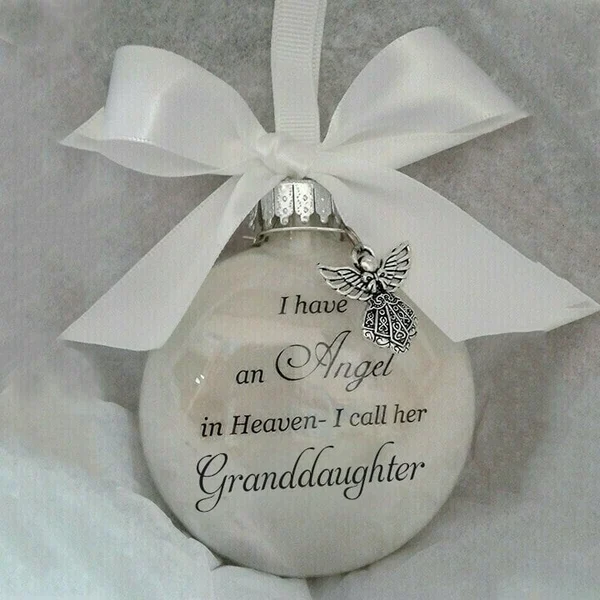 Angel In Heaven Memorial Ornament