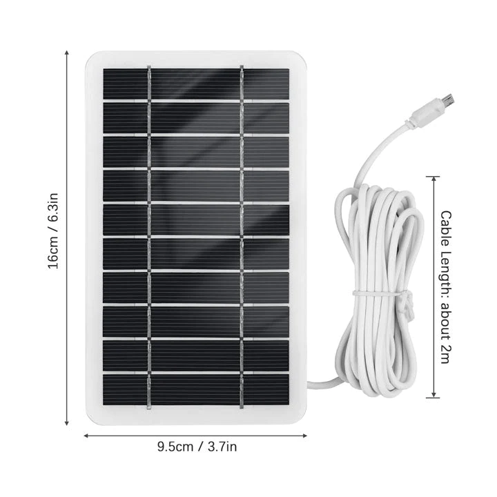 Fivfivgo Tragbares Solarladepanel