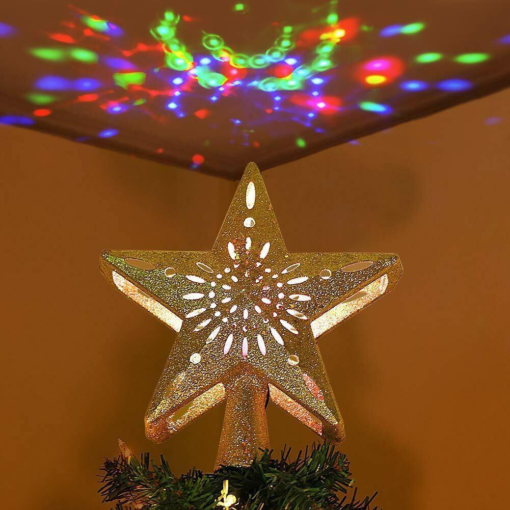 Vivid LED Christmas Tree Topper Projector