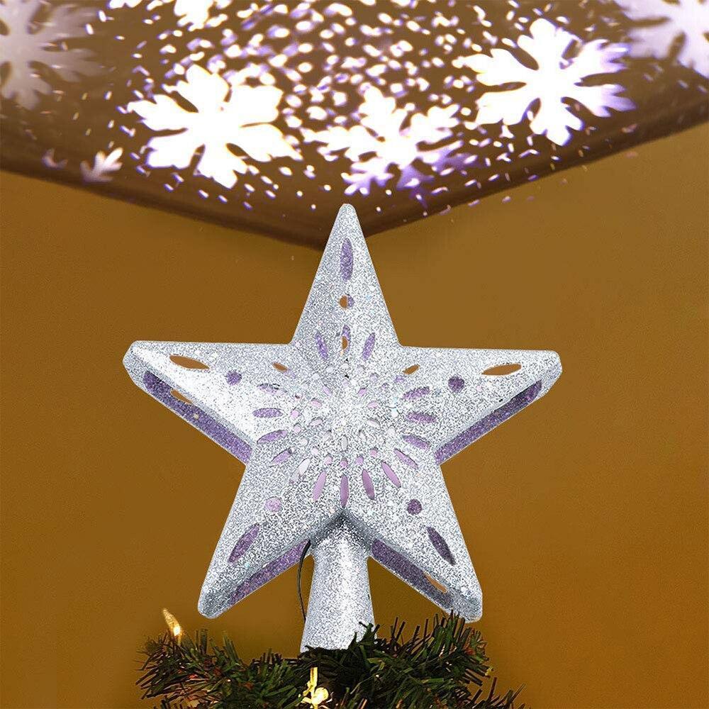 Vivid LED Christmas Tree Topper Projector