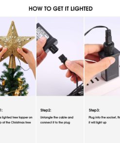 Vivid LED Christmas Tree Topper Projector