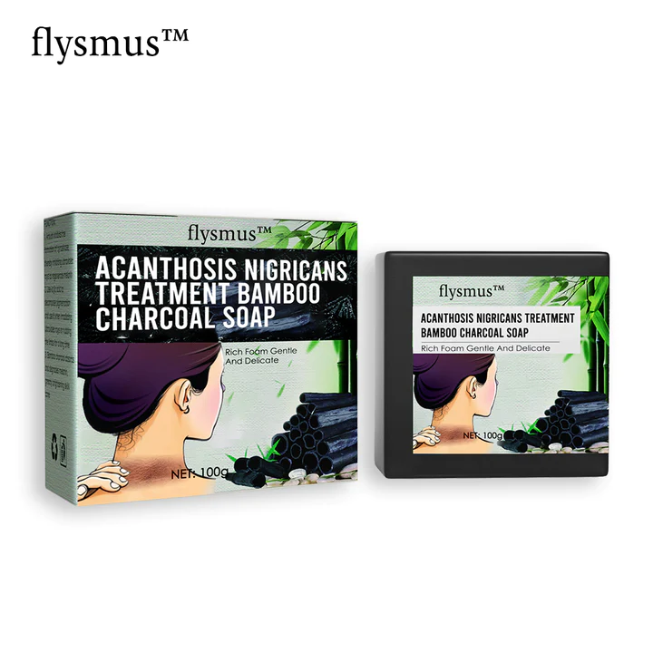 Oveallgo Acanthosis Nigricans Treatment Bamboo Charcoal Soap