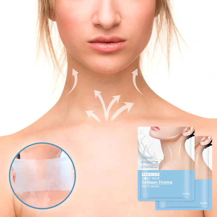 flysmus Premium Goat Milk Collagen Firming Neck Mask