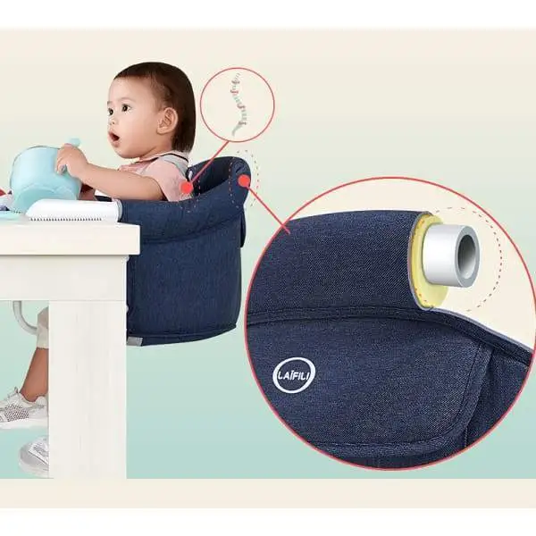 Foldable Baby High Chair Safety Belt