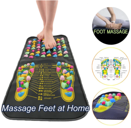 Reflexology Walk Stone Foot Massage Mat