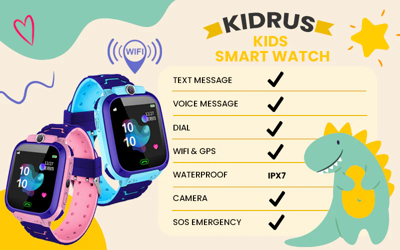 KIDRUS Kids Smart Watch