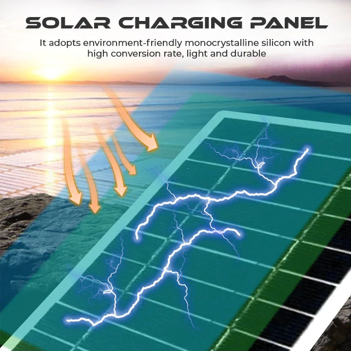 Fivfivgo Tragbares Solarladepanel