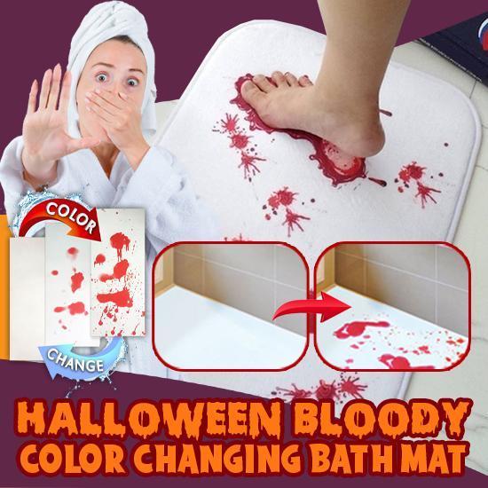 Halloween Bloody Color Changing Bath Mat